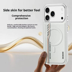 Funda magnética de piel vegana con estampado...