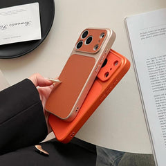 Funda para teléfono con textura de cuero, ve...