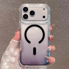 Funda magnética transparente con degradado d...