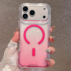 Funda magnética transparente con degradado d...