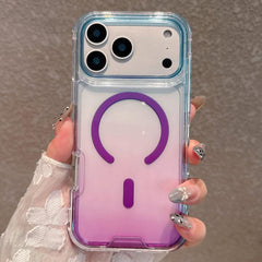 Funda magnética transparente con degradado d...