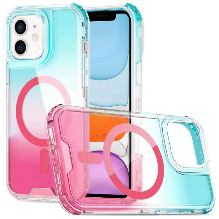 Funda magnética transparente con degradado d...