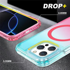 Funda magnética transparente con degradado d...