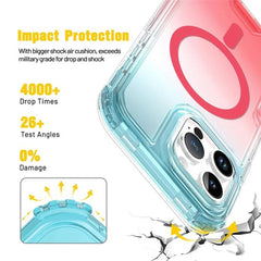 Funda magnética transparente con degradado d...
