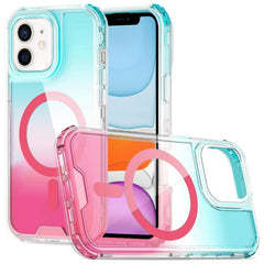 Funda magnética transparente con degradado d...
