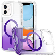 Funda magnética transparente con degradado d...