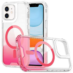 Funda magnética transparente con degradado d...