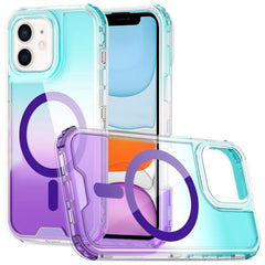 Funda magnética transparente con degradado d...