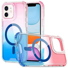 Funda magnética transparente con degradado d...