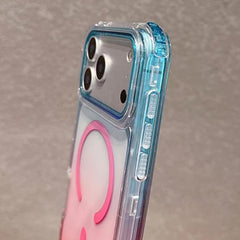 Funda magnética transparente con degradado d...