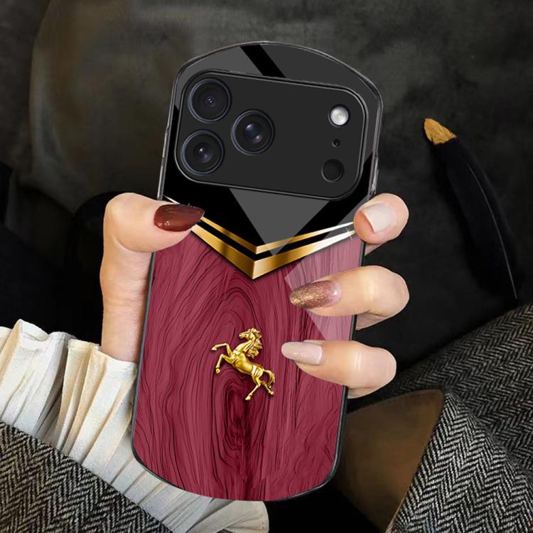 Funda para teléfono de TPU + PC + cristal te...