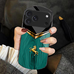 Funda para teléfono de TPU + PC + cristal te...