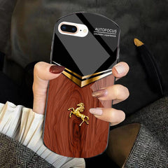Funda para teléfono de TPU + PC + cristal te...