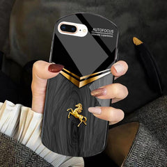 Funda para teléfono de TPU + PC + cristal te...