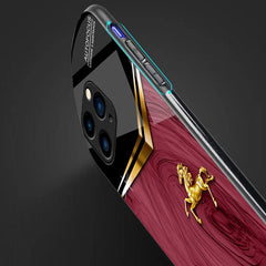 Funda para teléfono de TPU + PC + cristal te...
