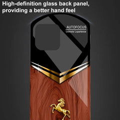 Funda para teléfono de TPU + PC + cristal te...