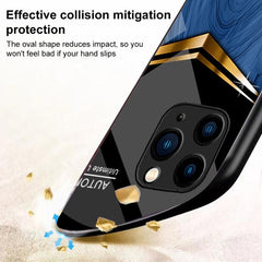 Funda para teléfono de TPU + PC + cristal te...