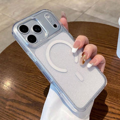 Funda para teléfono magnética transparente c...