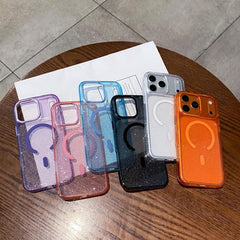 Funda para teléfono magnética transparente c...