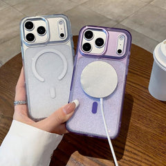 Funda para teléfono magnética transparente c...