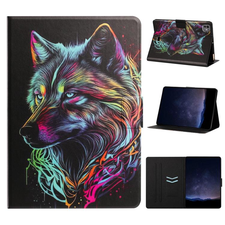 Funda inteligente para tablet de cuero vegan...