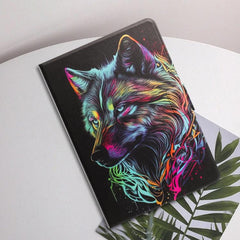Funda inteligente para tablet de cuero vegan...