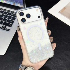 Funda magnética de TPU transparente con purp...