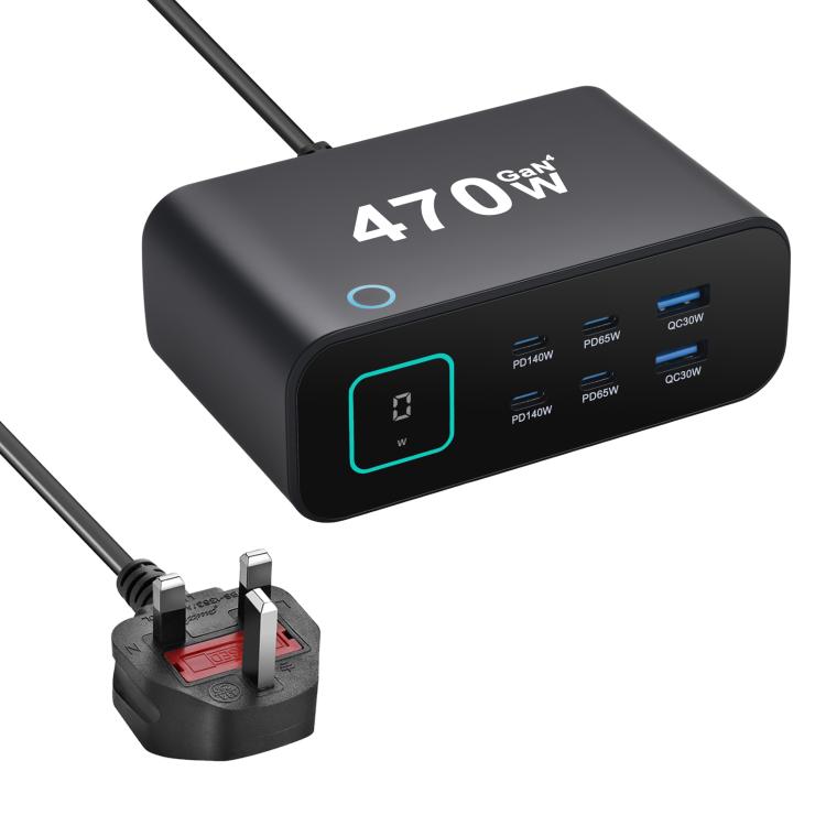 Cargador multifunción GaN de 470 W YMX-615-L...