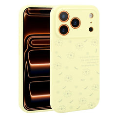 Funda de silicona líquida con estampado flor...
