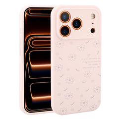 Funda de silicona líquida con estampado flor...