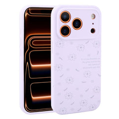 Funda de silicona líquida con estampado flor...