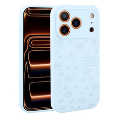 Funda de silicona líquida con estampado flor...