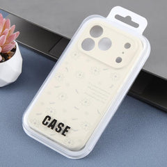 Funda de silicona líquida con estampado flor...