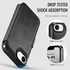 Funda para teléfono AutSpace A15 de cuero ve...