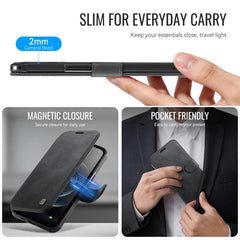 Funda para teléfono AutSpace A15 de cuero ve...