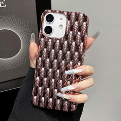 Funda para teléfono de TPU con textura retor...