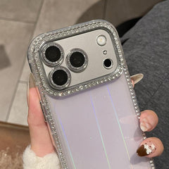 Funda para teléfono de TPU IMD PC con purpur...