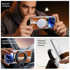 Funda magnética de TPU para teléfono con rev...