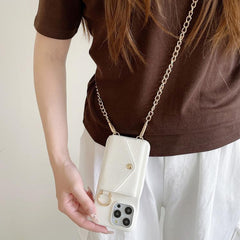 Cartera bandolera con espejo y funda trasera...