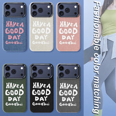 Hermosa funda magnética para teléfono con te...