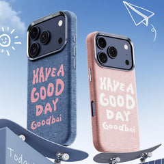 Hermosa funda magnética para teléfono con te...