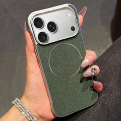 Funda magnética de tela de lino retro con co...