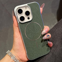 Funda magnética de tela de lino retro con co...