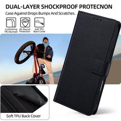 Funda de cuero triangular con cadena cruzada...