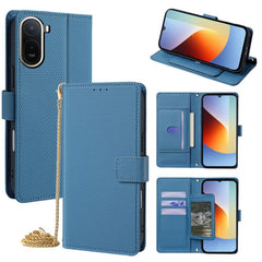 Funda de cuero triangular con cadena cruzada...