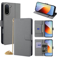 Funda de cuero triangular con cadena cruzada...