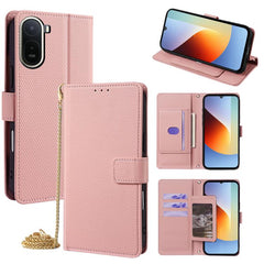 Funda de cuero triangular con cadena cruzada...