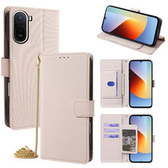Funda de cuero triangular con cadena cruzada...