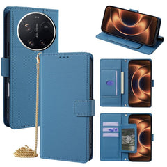 Funda de cuero triangular con cadena cruzada...