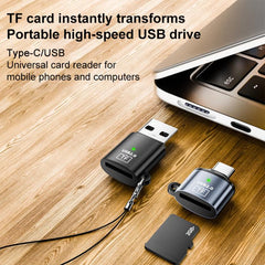 Adaptador TF y lector de tarjetas mini      ...